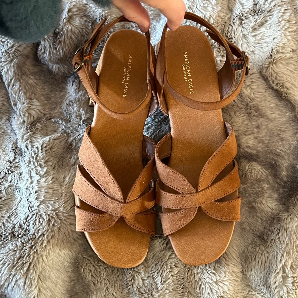 Chunky heel sandals